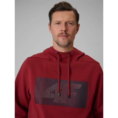 5. Bluza dresowa regular z kapturem męska 4F 4FRSS26TSWSM2975-20S