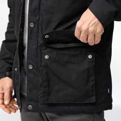 4. Kurtka zimowa outdoorowa męska Fjällräven Greenland Winter Jacket M Dark Navy granatowa (F87122-555)