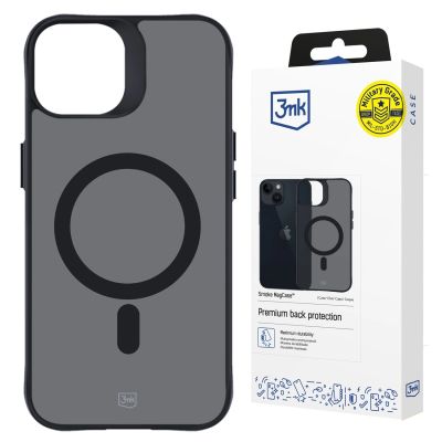 4. Etui 3mk Smoke MagCase z MagSafe na iPhone 13 / 14 - półprzezroczyste