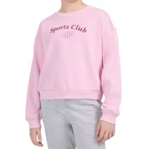Bluza dla dziewczynki 4F F2708 jasny róż 4FJWAW26TSWSF2708 56S