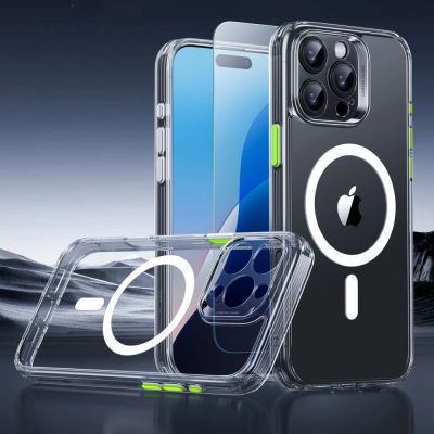 2. Etui ESR Classic Pro Set Halolock MagSafe na iPhone 16 Pro Max - przezroczyste