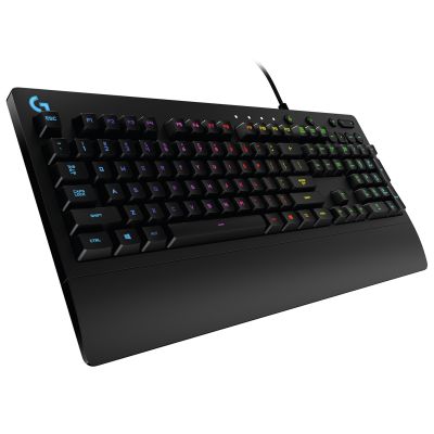 32. Klawiatura Logitech  920-008093 (mechaniczna; USB 2.0; (US); kolor czarny)