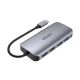 3. UNITEK AKTYWNY HUB USB-C 2X HDMI, CZYTNIK SD, 4K, RJ-45, PD 100W, 5 GBPS
