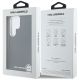 8. Etui Karl Lagerfeld Saffiano Full Wrapped Elongated Metal Logo MagSafe na Samsung Galaxy S25 Ultra - czarne