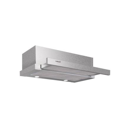 Kaptur CATA | PRZEDŁUŻACZ 600 | Teleskopowy | Klasa efektywności energetycznej C | Szerokość 60 cm | 390 m3/h | Mechaniczny | WYŚWIETLACZ EKOLOGICZNY | Stal nierdzewna