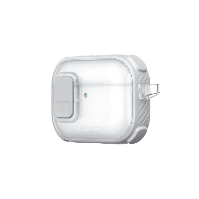 9. Etui AMAZINGTHING Titan Pro Mag Case Clear do AirPods Pro 3 - białe