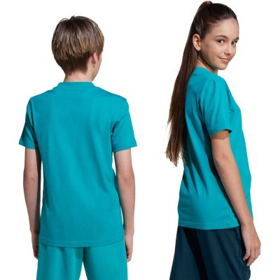 3. Koszulka dla dzieci adidas Essentials Tee 160 zielona JW0005