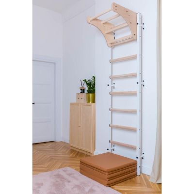 62. MATERAC GIMNASTYCZNY SKŁADANY BRĄZOWY 180CM BENCHK