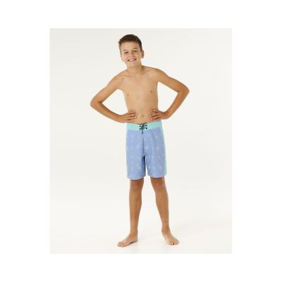 3. Boardshorty chłopięce RIP CURL Eternal Shred Mirage-Boy niebieskie