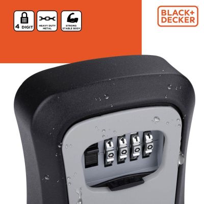 36. SKRZYNKA SEJF NA KLUCZE NA SZYFR 4 CYFRY BLACK + DECKER