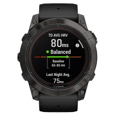 6. Garmin fenix 7X Pro 3,56 cm (1.4") MIP 51 mm Cyfrowy 280 x 280 px Ekran dotykowy Czarny Wi-Fi GPS