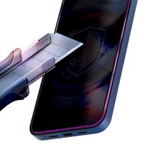 Szkło hartowane 9H z filtrem prywatyzującym 3mk HardGlass Max Privacy na iPhone 15 Pro