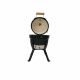 9. Kamado Bono Picnic Ceramic Grill 13” Kamado barbecue/grill Wózek Węgiel drzewny (paliwo) Czarny