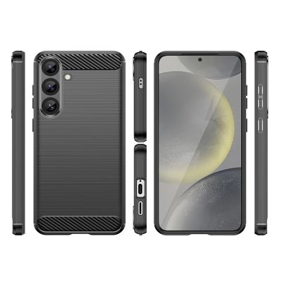 2. Etui silikonowe Carbon Case do Samsung Galaxy S25+ - czarne