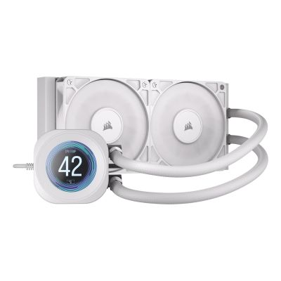 Chłodnica Wodna Corsair NAUTILUS 240 LCD Biały, 240mm