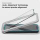 5. Szkło hartowane Spigen ALM Glass FC na iPhone 13 / 13 Pro / 14 / 16e / 17e- czarne 2 szt.