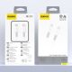 2. Kabel Dudao L25SC 60 W USB-C - USB-C z miękkim silikonowym oplotem 2 m - biały