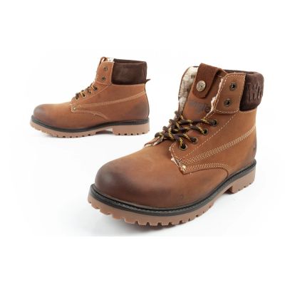 8. Wrangler Arch Fur buty męskie sztyblety trzewiki eleganckie ocieplane skóra naturalna