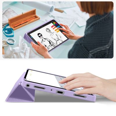 8. Etui TechProtect SmartCase na Samsung Galaxy Tab A9+ / A11+ Plus 11.0 X210 / X215 / X216 / X230 / X235 / X236 - fioletowe