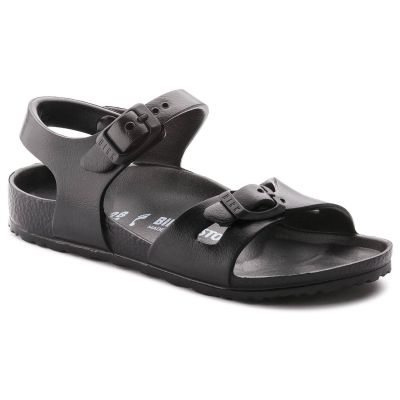 4. Sandały dziecięce Birkenstock RIO KIDS EVA Black czarne narrow wąskie (0126113)