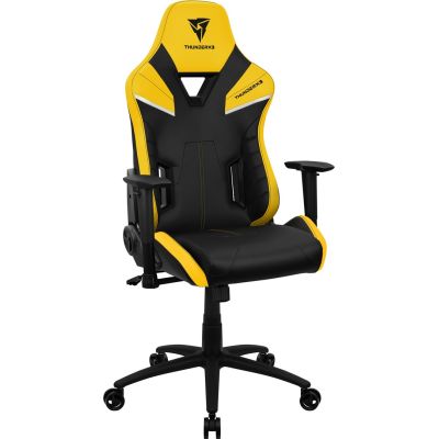 5. ThunderX3 TC5 Air Tech Uniwersalny fotel dla gracza Obite siedzisko Czarny, Żółty