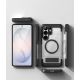 6. Etui Ringke UX Magnetic MagSafe na Samsung Galaxy S26 Ultra - przezroczysto-czarne