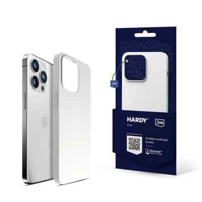 Etui 3mk Hardy Silicone MagCase na iPhone 14 Pro Max - białe