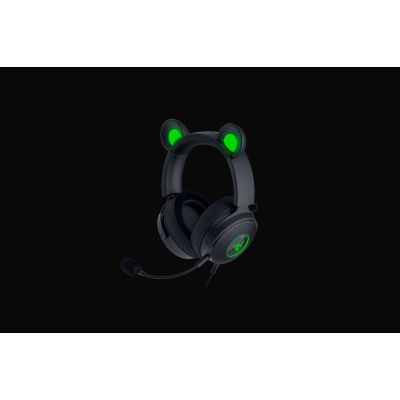 3. Razer Wired, Nauszne, Czarny, Zestaw słuchawkowy do gier, Kraken V2 Pro, Kitty Edition