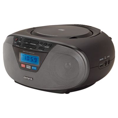 4. AIWA Boombox BBTU-400BK CD/FM RDS/USB/BT czarny