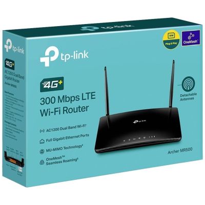5. TP-Link Archer MR500 router bezprzewodowy Gigabit Ethernet Dual-band (2.4 GHz/5 GHz) 3G 4G Czarny