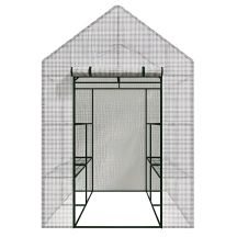 AWTOOLS SZKLARNIA OGRODOWA BIAŁA 143x143x195cm
