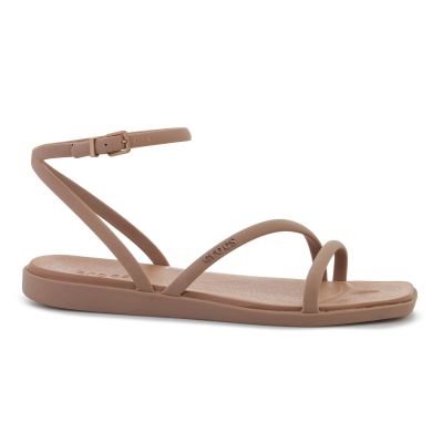 6. CROCS MIAMI ANKLE STRAP SANDAL W MILK CHOCOLATE 212256-2JJ