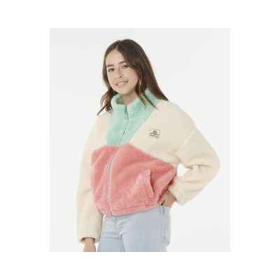 2. Bluza RIP CURL BLOCK PARTY POLAR FLEECE-GIRL różowa