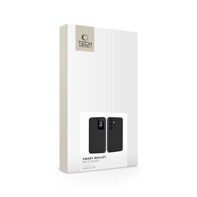 5. Etui Tech-Protect Smart Wallet na Samsung Galaxy S25 - czarny mat