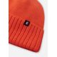 4. Czapka zimowa dziecięca Reima Beanie Kalotti Red Orange Junior z certyfikowanej wełny pomarańczowa (5300232A-2820)