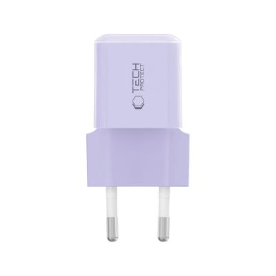 3. Ładowarka sieciowa Tech-Protect NCM25 USB-C PD 25W - fioletowa