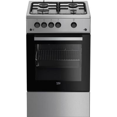 Kuchnia Beko FSG52020FX (Płyta gazowa; Piekarnik gazowy; 500mm)