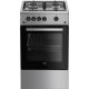Kuchnia Beko FSG52020FX (Płyta gazowa; Piekarnik gazowy; 500mm)