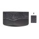 Klawiatura HP 960 Ergonomic Wireless Keyboard bezprzewodowa czarna 37E755AA