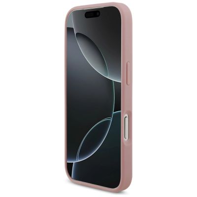 5. Etui Guess Fixed Glitter Big 4G na iPhone 17 Pro / 18 Pro - różowe