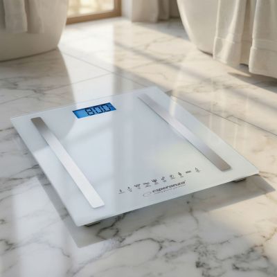 13. Waga z funkcją bluetooth Esperanza B.FIT EBS016W (kolor biały)