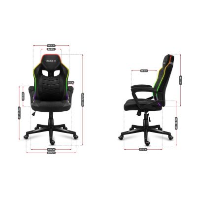 23. Fotel gamingowy Huzaro Force 2.5 RGB Mesh
