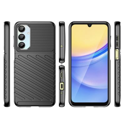 3. Etui Thunder Case na Samsung Galaxy A26 silikonowy pancerny pokrowiec - czarne