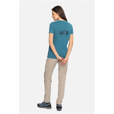T-shirt damski VIKING Morain Bamboo Lady niebieski   XS