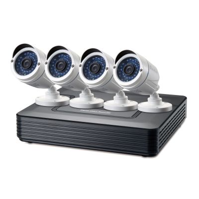 7. LevelOne CCTV 8-kanałowy zestaw 2MP/IP66/H.264/1x3.5"/IR-30m biały