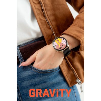 11. Smartwatch Gravity Złoty Pasek + Bransoleta GT11-1