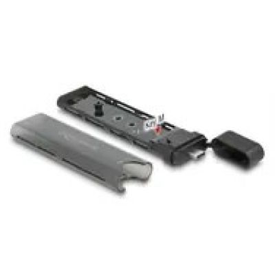 6. DeLOCK Obudowa zewnętrzna USB Type-C na M.2 NVMe PCIe lub SATA SSD - Beznarzędziowa