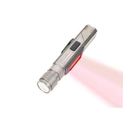 3. TROIKA ECO KNICKLICHT PRO Szary Magnetyczne mocowanie latarki COB LED