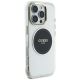 4. Etui Guess IML Metal Colored Circle Classic Logo MagSafe na iPhone 16 Pro Max - czarne