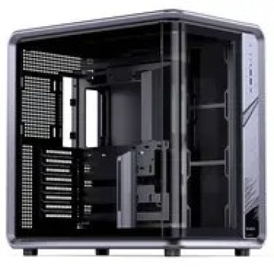 Jonsplus BO400CG PC-Gehäuse, Midi-Tower, ATX, Tempered Glass - gunmetal grey